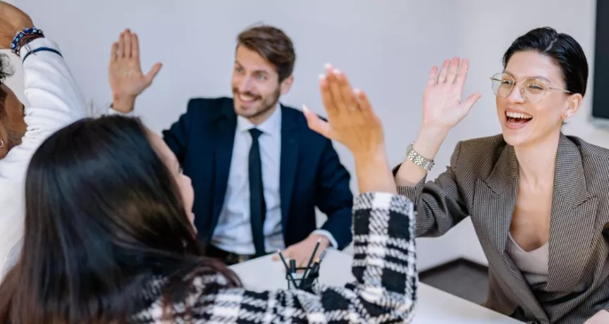 Equipo de trabajo motivado