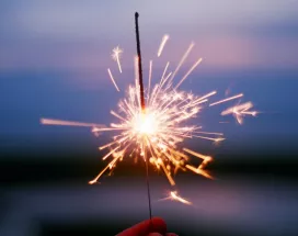 Fuegos artificiales en las fiestas