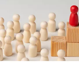 Representación visual de los tipos de liderazgo y la gestión de equipos en el entorno laboral.